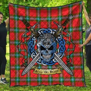 Quilt - MacLaine of Loch Buie Hunting Ancient Tartan Premium Quilt Celtic Scottish Warrior A7