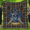 Quilt - MacLaren Weathered Tartan Premium Quilt Celtic Scottish Warrior A7