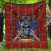 Quilt - MacLay Modern Tartan Premium Quilt Celtic Scottish Warrior A7