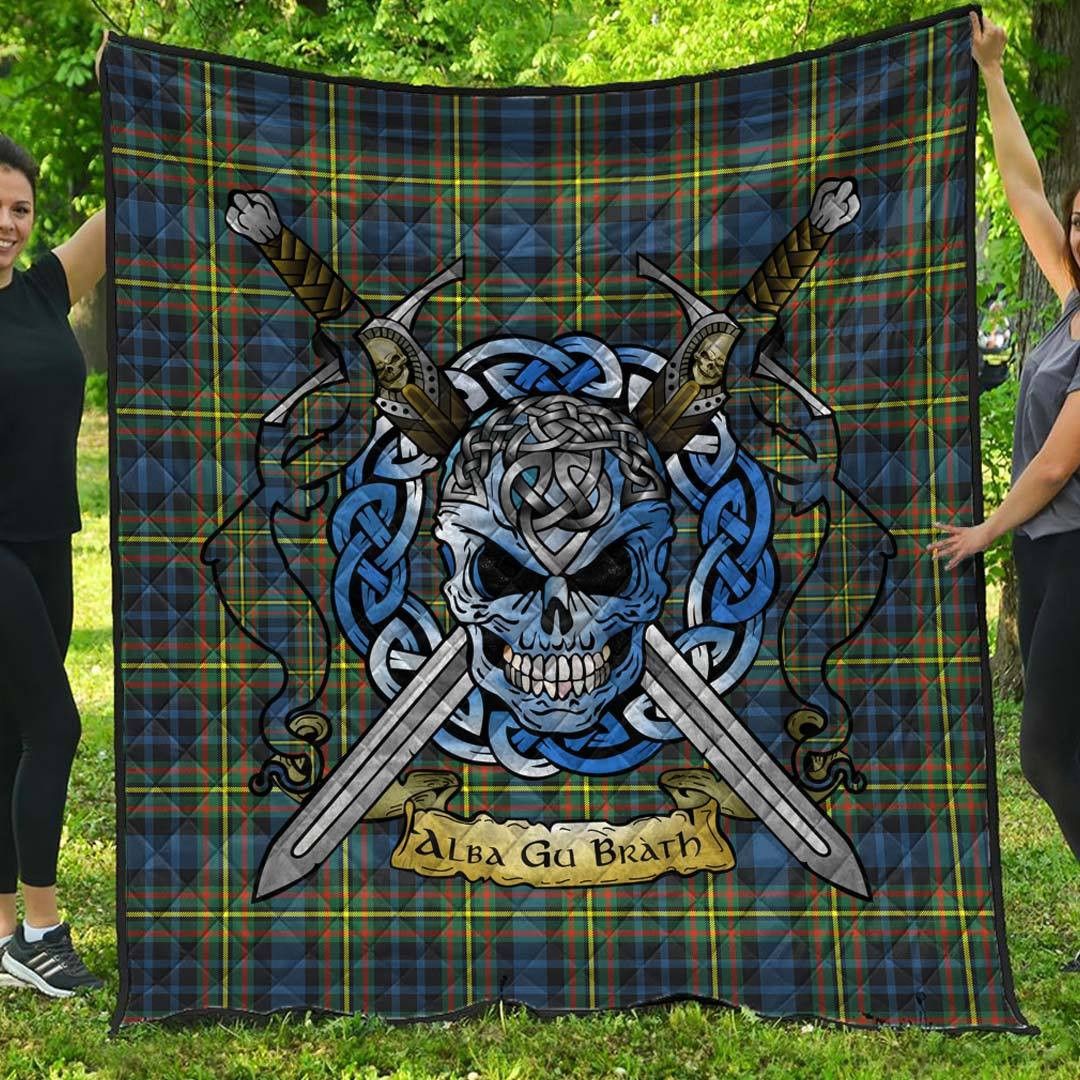 Quilt - MacLellan Ancient Tartan Premium Quilt Celtic Scottish Warrior A7 Quilt - MacLellan Ancient Tartan Premium Quilt Celtic Scottish Warrior A7