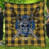 Quilt - MacLeod of Lewis Ancient Tartan Premium Quilt Celtic Scottish Warrior A7