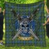 Quilt - MacMillan Hunting Ancient Tartan Premium Quilt Celtic Scottish Warrior A7