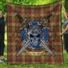 Quilt - MacMillan Old Weathered Tartan Premium Quilt Celtic Scottish Warrior A7