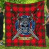 Quilt - MacNab Modern Tartan Premium Quilt Celtic Scottish Warrior A7