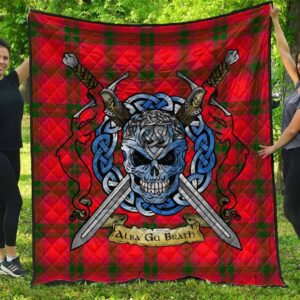 Quilt - MacNab Modern Tartan Premium Quilt Celtic Scottish Warrior A7