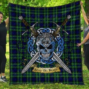 Quilt - MacNeil of Colonsay Modern Tartan Premium Quilt Celtic Scottish Warrior A7