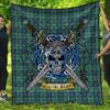 Quilt - MacNeill of Colonsay Ancient Tartan Premium Quilt Celtic Scottish Warrior A7
