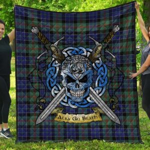 Quilt - MacPhedran Tartan Premium Quilt Celtic Scottish Warrior A7