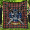 Quilt - MacPherson Ancient Tartan Premium Quilt Celtic Scottish Warrior A7