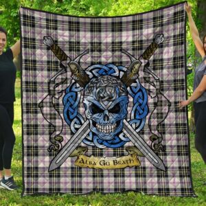 Quilt - MacPherson Dress Ancient Tartan Premium Quilt Celtic Scottish Warrior A7