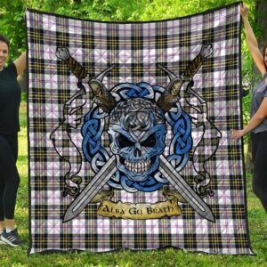 Quilt - MacPherson Dress Modern Tartan Premium Quilt Celtic Scottish Warrior A7