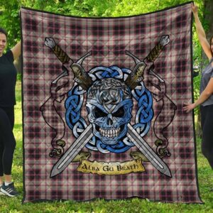 Quilt - MacPherson Hunting Ancient Tartan Premium Quilt Celtic Scottish Warrior A7