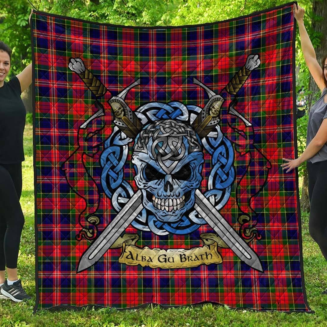 Quilt - MacPherson Modern Tartan Premium Quilt Celtic Scottish Warrior A7 Quilt - MacPherson Modern Tartan Premium Quilt Celtic Scottish Warrior A7