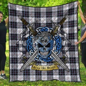 Quilt - MacRae Dress Modern Tartan Premium Quilt Celtic Scottish Warrior A7
