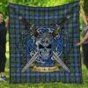 Quilt - MacRae Hunting Ancient Tartan Premium Quilt Celtic Scottish Warrior A7