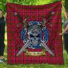 Quilt - MacRae Modern Tartan Premium Quilt Celtic Scottish Warrior A7