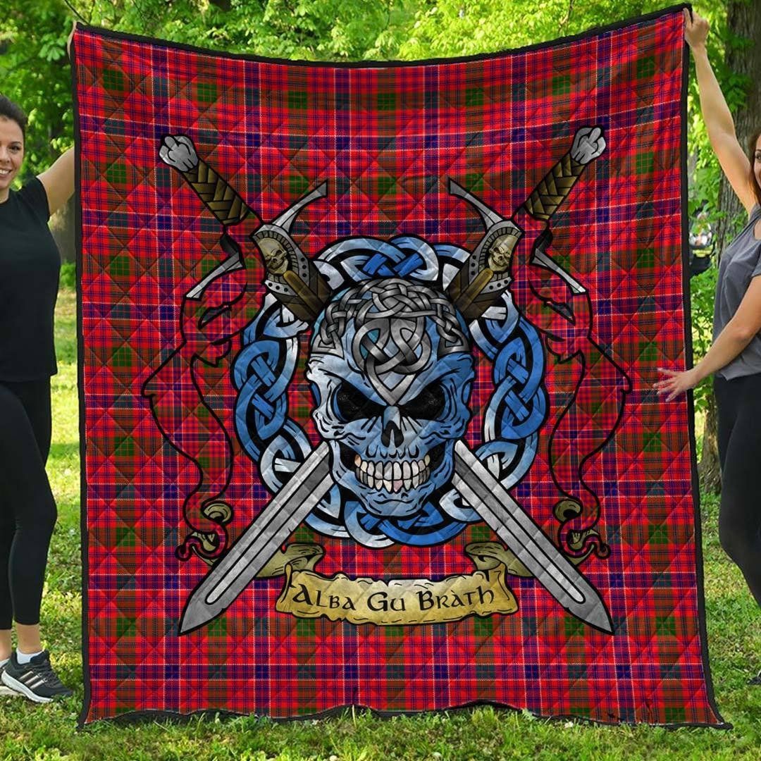 Quilt - MacRae Modern Tartan Premium Quilt Celtic Scottish Warrior A7 Quilt - MacRae Modern Tartan Premium Quilt Celtic Scottish Warrior A7