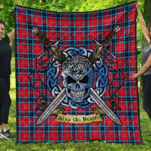 Quilt - MacTavish Modern Tartan Premium Quilt Celtic Scottish Warrior A7