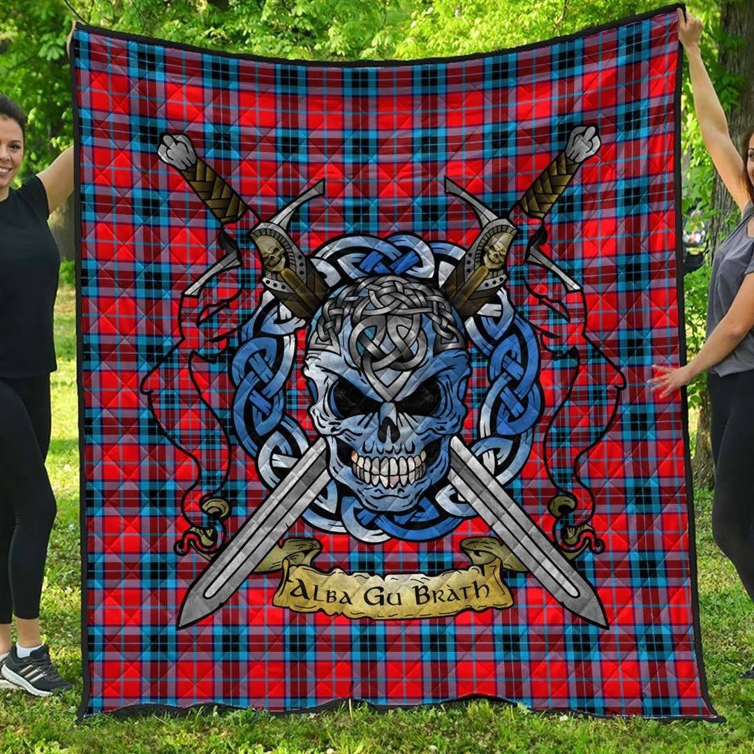 Quilt - MacTavish Modern Tartan Premium Quilt Celtic Scottish Warrior A7 Quilt - MacTavish Modern Tartan Premium Quilt Celtic Scottish Warrior A7