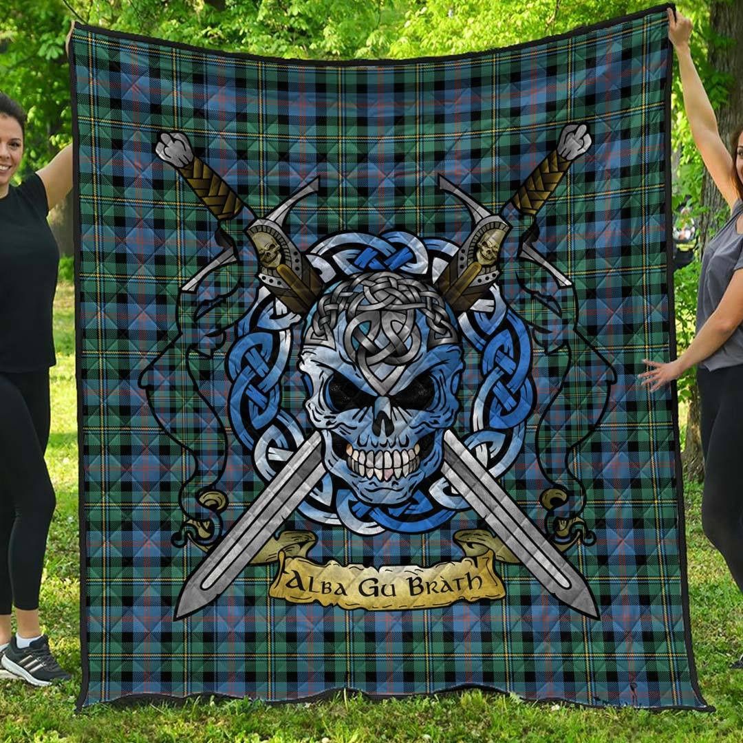 Quilt - Malcolm Ancient Tartan Premium Quilt Celtic Scottish Warrior A7 Quilt - Malcolm Ancient Tartan Premium Quilt Celtic Scottish Warrior A7