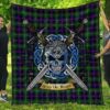 Quilt - Malcolm Modern Tartan Premium Quilt Celtic Scottish Warrior A7