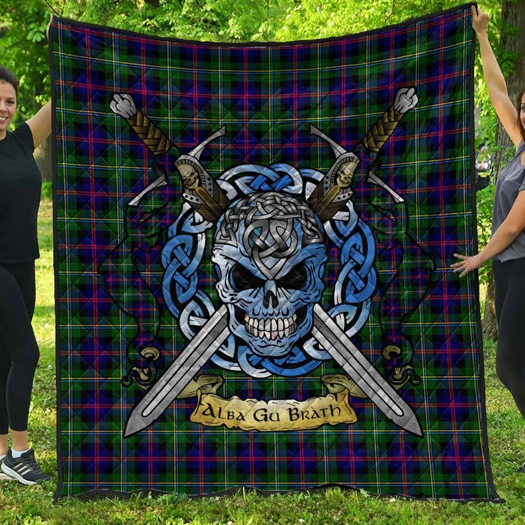 Quilt - Malcolm Modern Tartan Premium Quilt Celtic Scottish Warrior A7 Quilt - Malcolm Modern Tartan Premium Quilt Celtic Scottish Warrior A7
