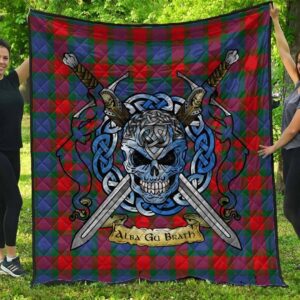 Quilt - Mar Tartan Premium Quilt Celtic Scottish Warrior A7