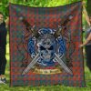 Quilt - Matheson Ancient Tartan Premium Quilt Celtic Scottish Warrior A7