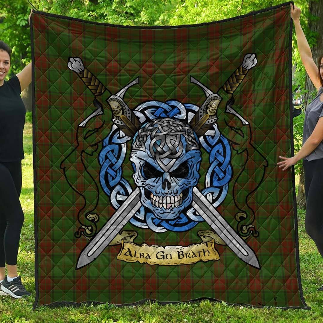 Quilt - Maxwell Hunting Tartan Premium Quilt Celtic Scottish Warrior A7 Quilt - Maxwell Hunting Tartan Premium Quilt Celtic Scottish Warrior A7