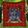 Quilt - Maxwell Modern Tartan Premium Quilt Celtic Scottish Warrior A7