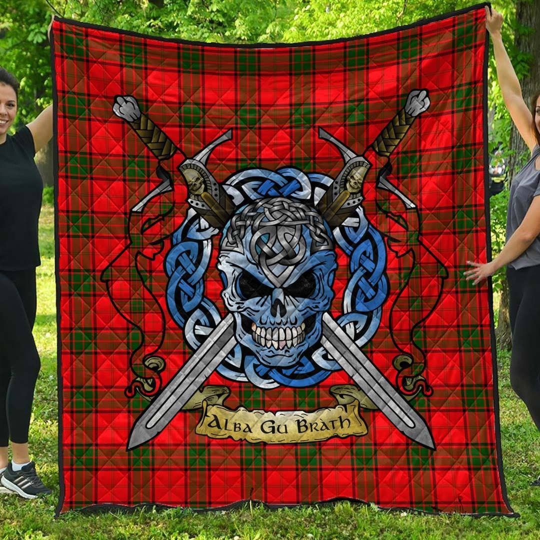 Quilt - Maxwell Modern Tartan Premium Quilt Celtic Scottish Warrior A7 Quilt - Maxwell Modern Tartan Premium Quilt Celtic Scottish Warrior A7