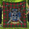 Quilt - McCulloch Tartan Premium Quilt Celtic Scottish Warrior A7