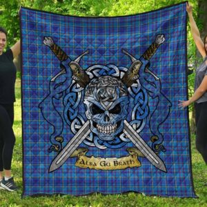 Quilt - Mercer Modern Tartan Premium Quilt Celtic Scottish Warrior A7
