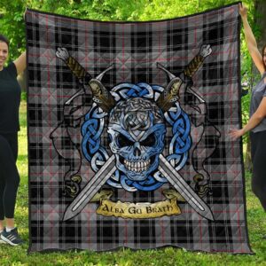Quilt - Moffat Modern Tartan Premium Quilt Celtic Scottish Warrior A7