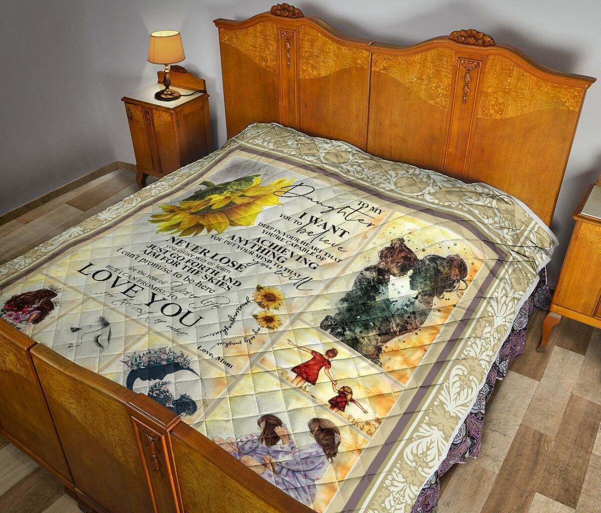 Quilt Mom And Daughter Sunflower Quilt Dhc281110865Dd Quilt Mom And Daughter Sunflower Quilt Dhc281110865Dd