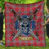 Quilt - Moubray Tartan Premium Quilt Celtic Scottish Warrior A7