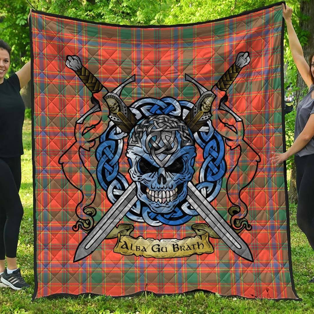 Quilt - Munro Ancient Tartan Premium Quilt Celtic Scottish Warrior A7 Quilt - Munro Ancient Tartan Premium Quilt Celtic Scottish Warrior A7