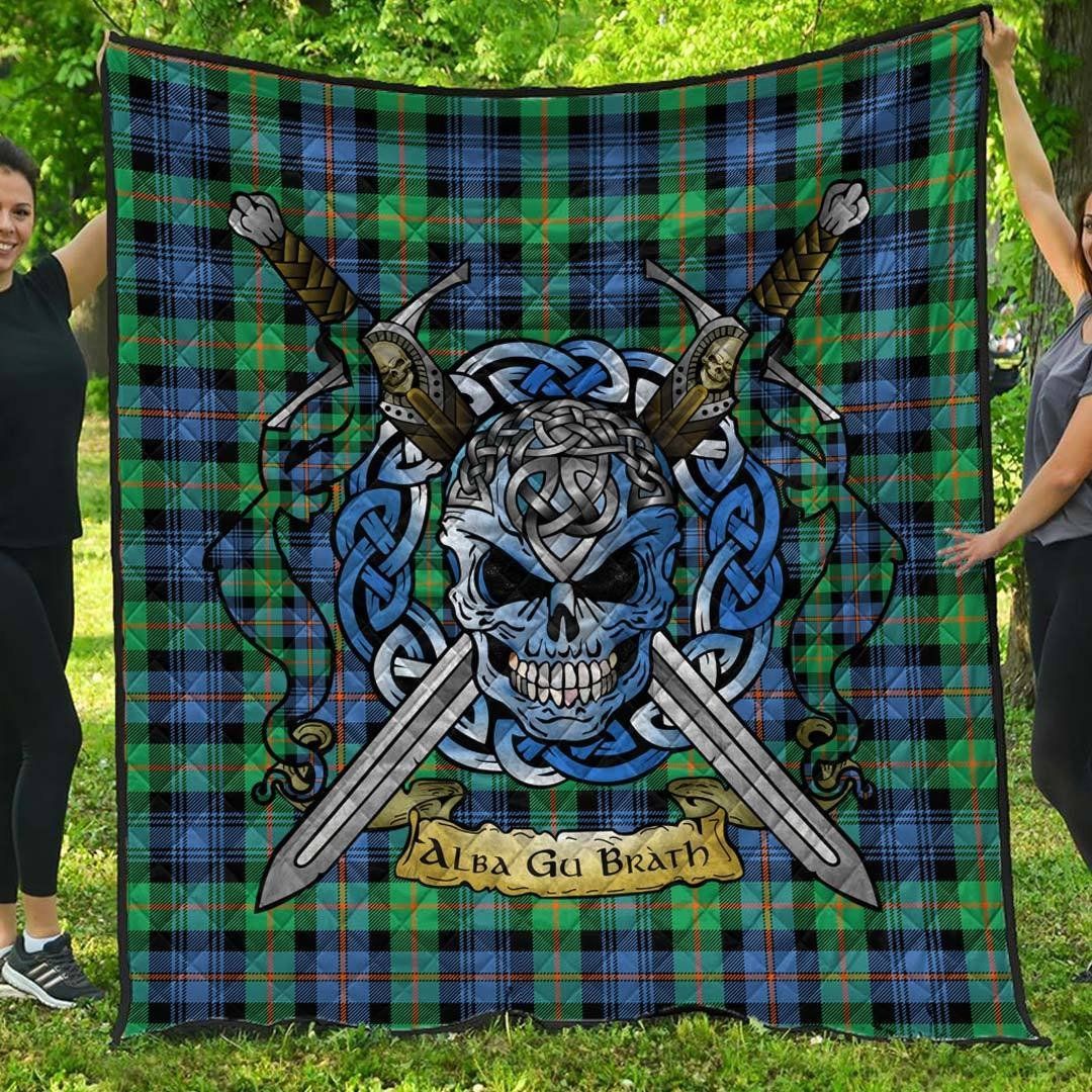 Quilt - Murray of Atholl Ancient Tartan Premium Quilt Celtic Scottish Warrior A7 Quilt - Murray of Atholl Ancient Tartan Premium Quilt Celtic Scottish Warrior A7