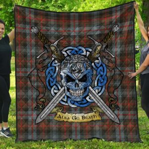 Quilt - Murray of Atholl Weathered Tartan Premium Quilt Celtic Scottish Warrior A7