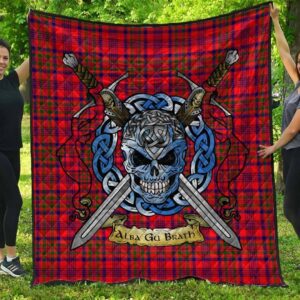 Quilt - Murray of Tulloch Modern Tartan Premium Quilt Celtic Scottish Warrior A7