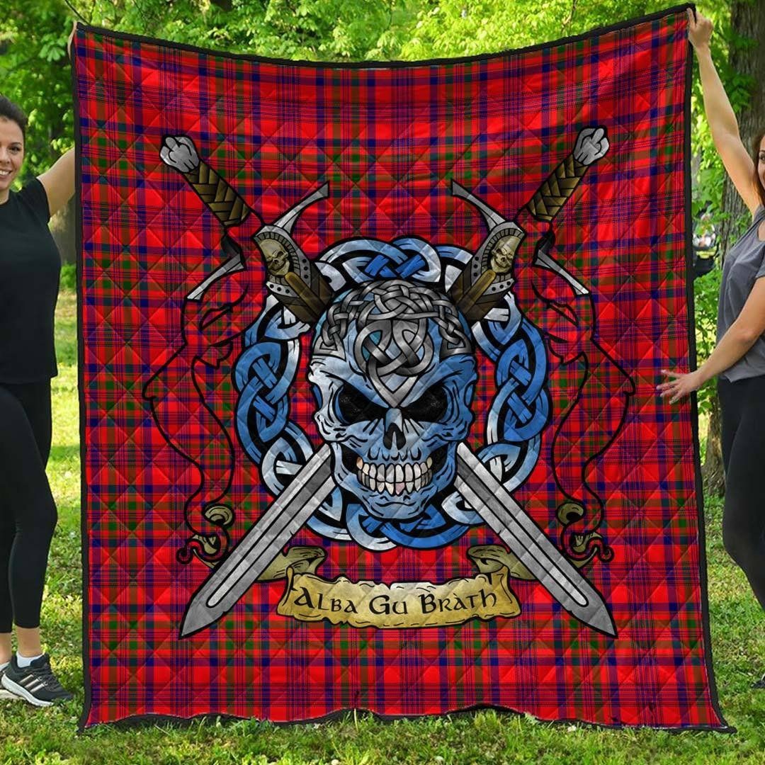 Quilt - Murray of Tulloch Modern Tartan Premium Quilt Celtic Scottish Warrior A7 Quilt - Murray of Tulloch Modern Tartan Premium Quilt Celtic Scottish Warrior A7