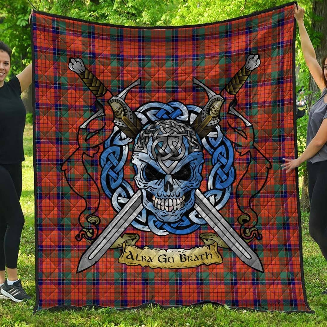 Quilt - Nicolson Ancient Tartan Premium Quilt Celtic Scottish Warrior A7 Quilt - Nicolson Ancient Tartan Premium Quilt Celtic Scottish Warrior A7