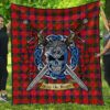 Quilt - Nicolson Modern Tartan Premium Quilt Celtic Scottish Warrior A7