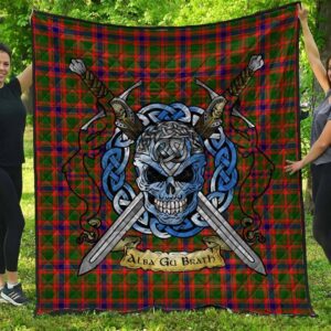 Quilt - Nithsdale District Tartan Premium Quilt Celtic Scottish Warrior A7