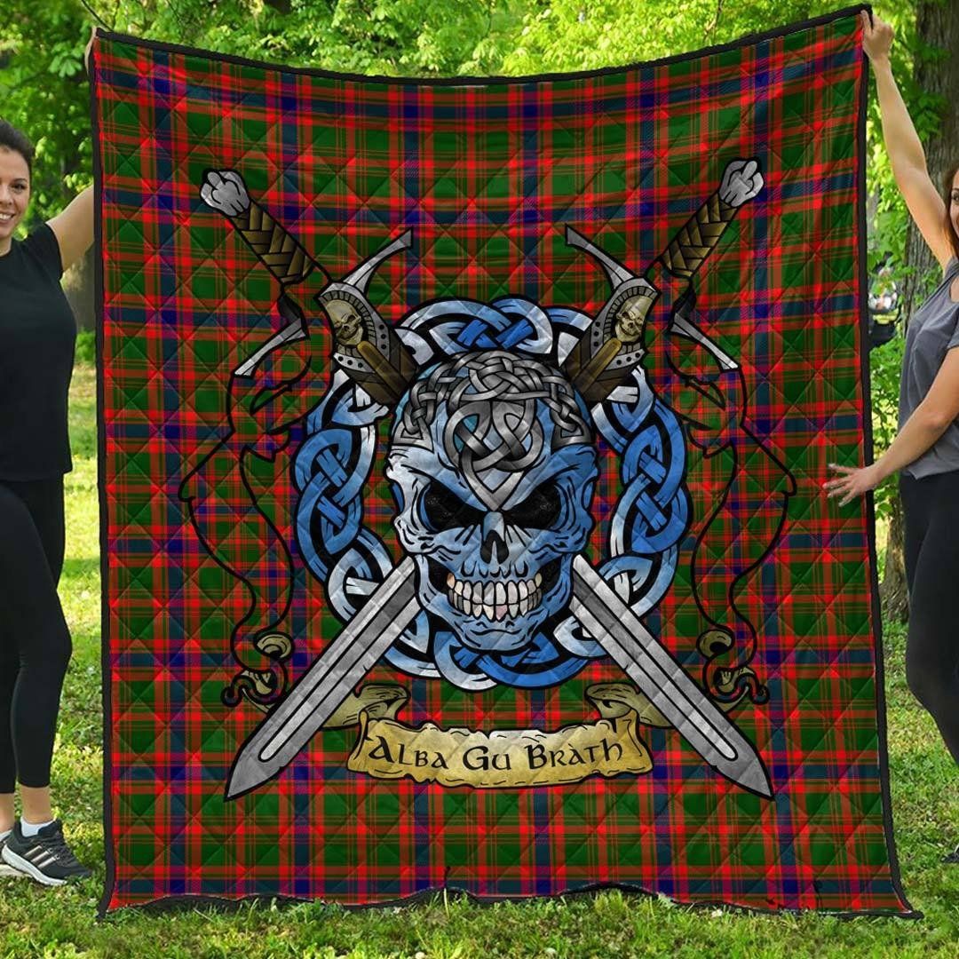 Quilt - Nithsdale District Tartan Premium Quilt Celtic Scottish Warrior A7 Quilt - Nithsdale District Tartan Premium Quilt Celtic Scottish Warrior A7