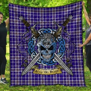 Quilt - Ochterlony Tartan Premium Quilt Celtic Scottish Warrior A7