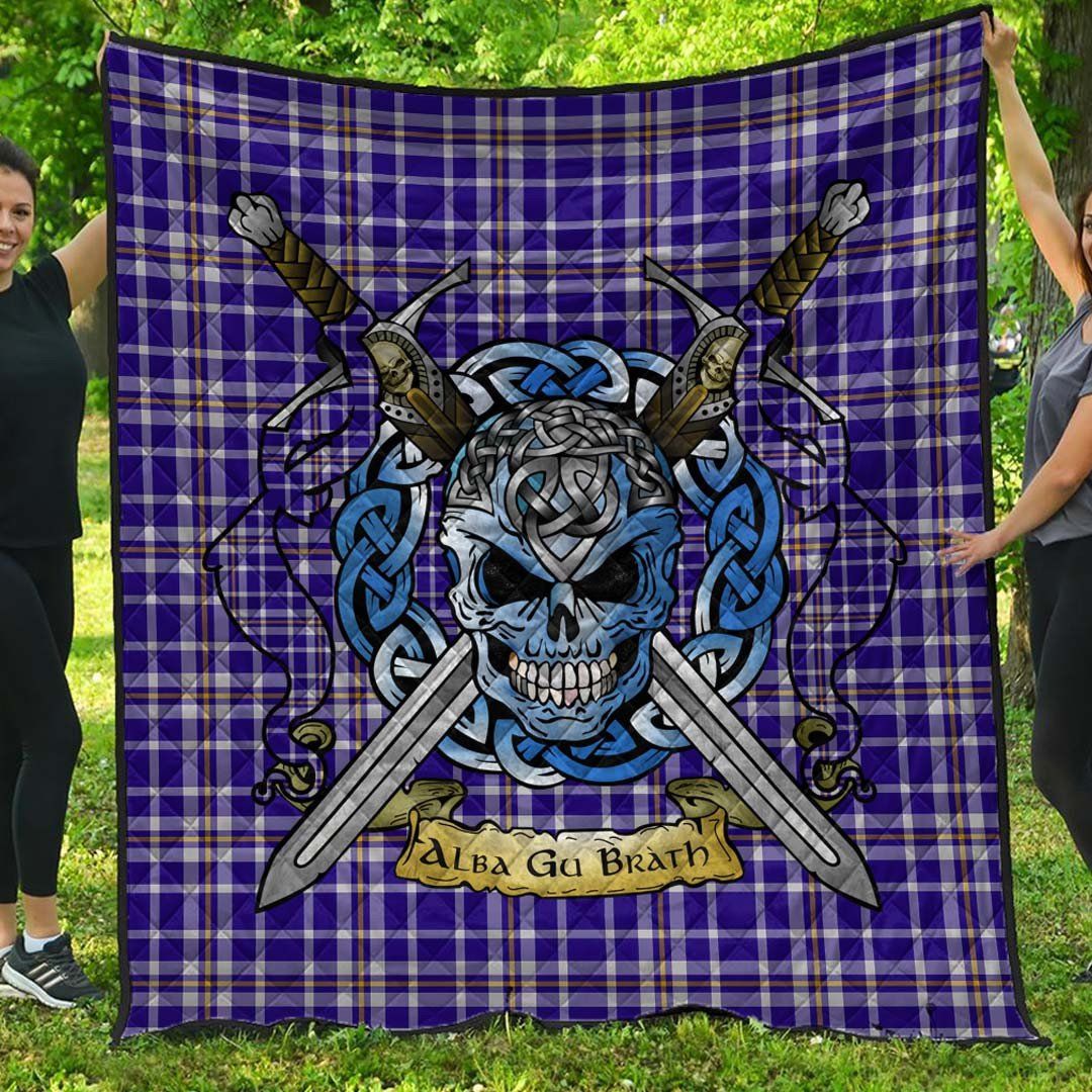 Quilt - Ochterlony Tartan Premium Quilt Celtic Scottish Warrior A7 Quilt - Ochterlony Tartan Premium Quilt Celtic Scottish Warrior A7