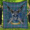 Quilt - Pitcairn Hunting Tartan Premium Quilt Celtic Scottish Warrior A7