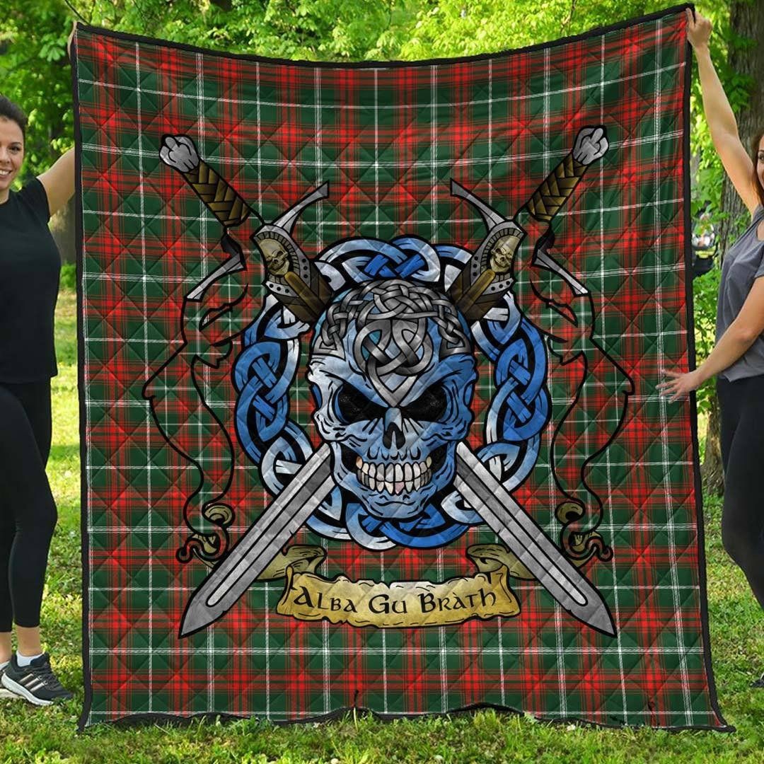 Quilt - Princess Margaret Tartan Premium Quilt Celtic Scottish Warrior A7 Quilt - Princess Margaret Tartan Premium Quilt Celtic Scottish Warrior A7