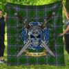 Quilt - Pringle Tartan Premium Quilt Celtic Scottish Warrior A7